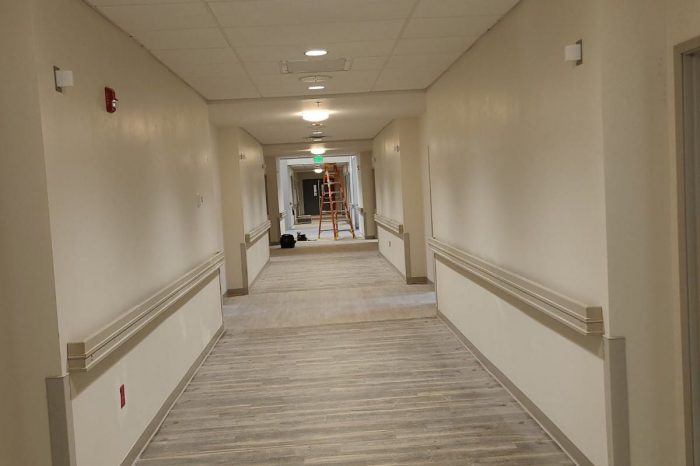 hallway after